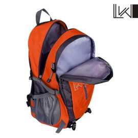 50-L Travel Hiking Orange Backpack - 1 Piece