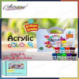 Artisan 12 pcs Acrylic Paints - 25ml in each bottle