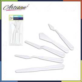 Plastic Palette Knife Tool Set - Pack of 5