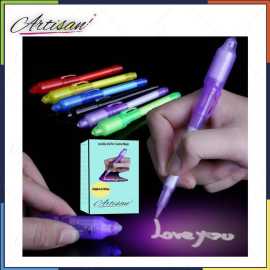 Artisian - Invisible Ink Pen Creative Magic LED Highlighter Pen