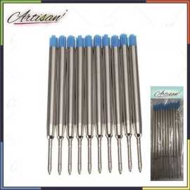 Artisan - 10X Blue Ballpoint Pen Refills for jotter Style Ink Blue