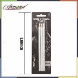 Artisan - 3 Pcs White Drawing Charcoal Pencils