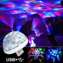 Multi Color USB Disco Ball Light
