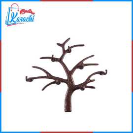 Online Karachi - Wall Decorative Antique Design Tree Shaped Key Holder