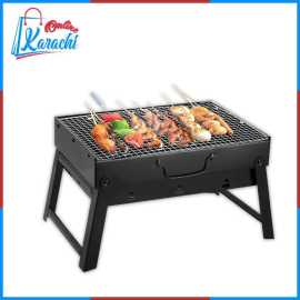 Online Karachi Portable Bar Bbq Foldable Suitcase Toaster Barbecue Maker Grill Stand