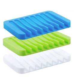 Online Karachi 1Pcs Flexible Silicone Soap Dish Bathroom
