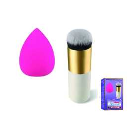 Online Karachi - Deal Of 2 Foundation Brush And Beauty Blender