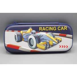 Racing Car EVA / PU Stationery Pouch - Dark Blue (38138-C)
