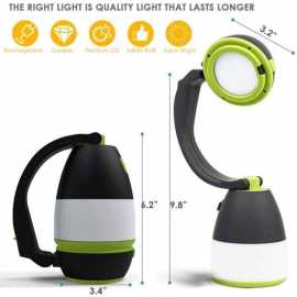 3 in 1 Camping Lantern With Flashlight And Power Bank