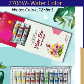 Vibrant Creations Water Paint Set - Pack of 12 Colors