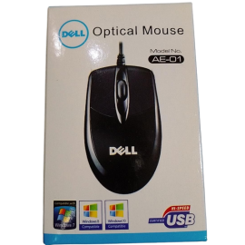 Dell E-01 USB Optical Mouse For Laptops & Computers
