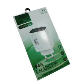 AMB AM-10 2-Ports Mobile Charger - White