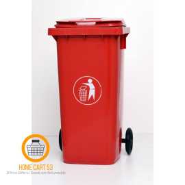 120 Liter Dustbin With Wheel - 1 Piece