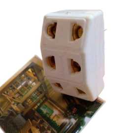 (Pack Of 2) 3 In 1Classic Multi Plug