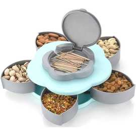 Single Layer Rotating Dry Fruit Tray