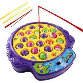 Fishing Game Toy Set with Rotating Board