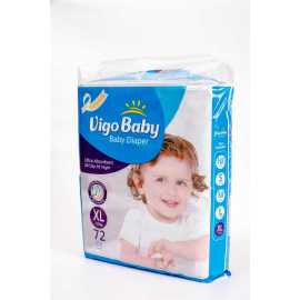 Vigo Diaper (XL/15-17kg/5) Jumbo Pack 72's