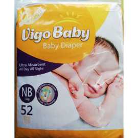 Vigo Diapers (NB/5kg/1) Eco Pack 52's