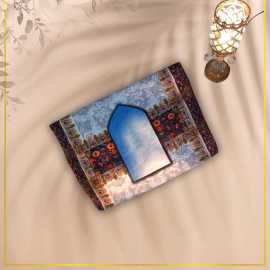 Zamzam Zarqun Majestic Rose Quran Pak Cover - 1 Piece