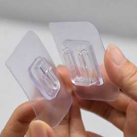 Pack of 5 Transparent Double Sided Wall Hooks
