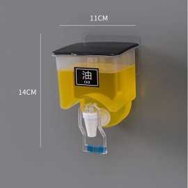 Wall Mounted Punch Oil Dispenser For Kitchen - 1 Piece