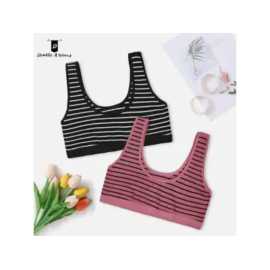 Pack of 2 - Cotton Bra For Teenagers Girls