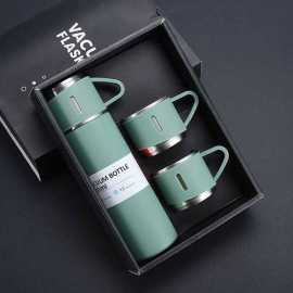 Vacuum Flask Stainless Steel Drinking Thermos Set - 500ml