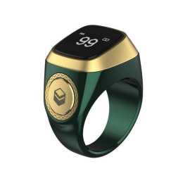 Smart Tasbih Ring, Zikr Lite For Muslims Tally Tasbeeh - Black