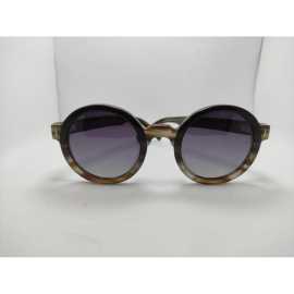 Marc Stone Plastic Frame Round Shape Sunglasses for Women
