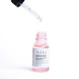 Mana Under Eye Serum 15ml - Alpha Arbutin 1% Peptides 1%