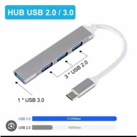 4 Port USB Hub With Type-C 3.1 adopter