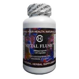 Metal Flush Herbal Supplement 500mg - 120 Capsules