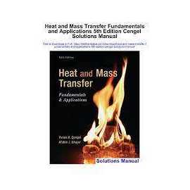 Heat And Mass Trasnfer Fundamentals & Applications 5/E (HB)