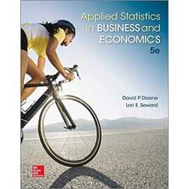 Applied Statistics In Business And Economics 5/E (HB)