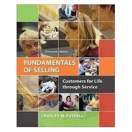 Fundamentals Of Selling Customers For Life Through Service 13/E (HB)