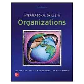 Interpersonal Skills In Organizations 5/E (PB)