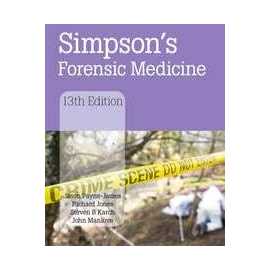 Simpson's Forensic Medicine 13/E (HB)