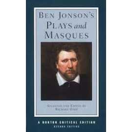 Ben Jonson's Plays And Masques 2/E (PB)