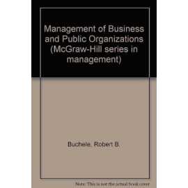 The Management Of Busincss And Public Organization (PB)
