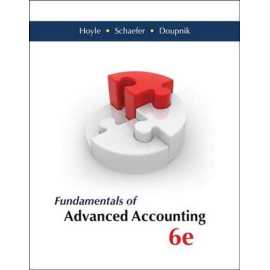Fundamentals Of Advanced Accounting 6/E (HB)