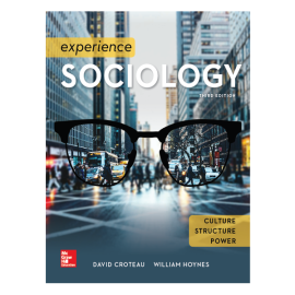Experience Sociology Culture Structure Power 3/E (PB)