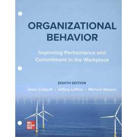 Organizational Behaviour Improving Performance And Commitment In The Workplace 5/E (HB)