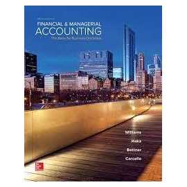 Financial & Managerial Accounting The Basis For Business Decisions 18/E (HB)