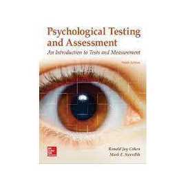Psychological Testing And Assesssment An Introduction To Tests And Measurement 9/E (HB)
