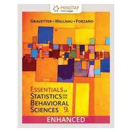 Essentials Of Statistics For The Behavioral Sciences 9/E (PB)