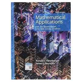 Mathematical Applications For The Management Life And Social Sciences 12/E (HB)
