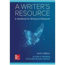 A Writers Resource A Handbook For Writing And Research 6/E (PB)