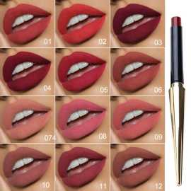CMAADU BEAUTY VELVET MATTE LIPSTICK PENCIL WATERPROOF LONG LASTING LIP MAKEUP