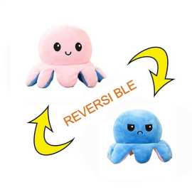 Reversible Octopus Stuffed Creative Mood Change Double-Sided Flip