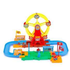 Train Track Toy For Kids  (Multi-Color, 40 Pieces)